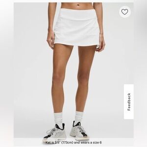 NWT Lululemon Pace Rival MR Skirt
